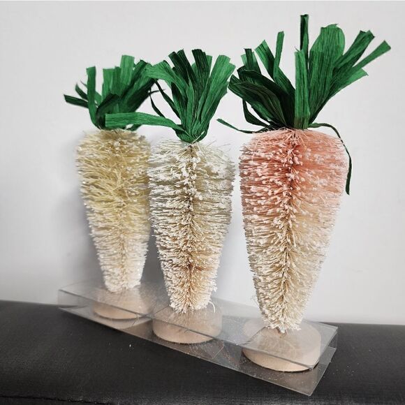 Nwt 3pc Easter Bottlebrush Carrots Spritz" - Picture 5 of 5